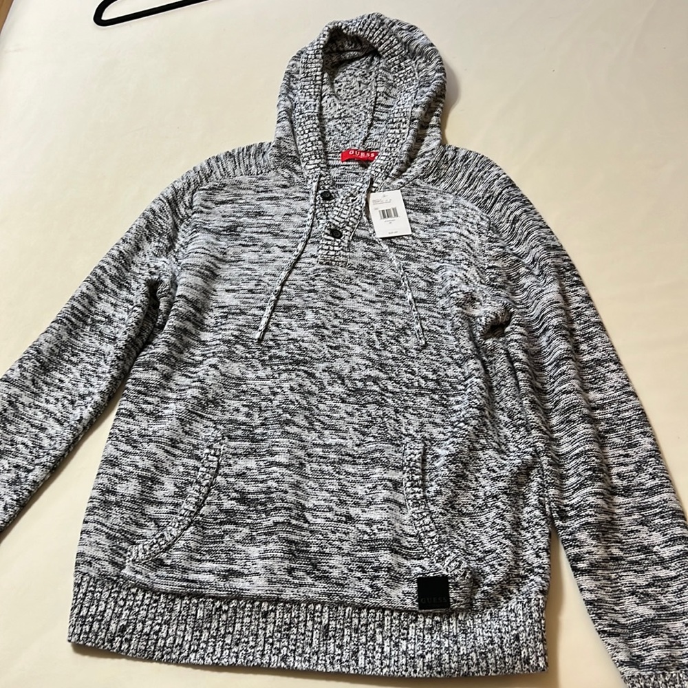 Guess isaiah marled hoodie